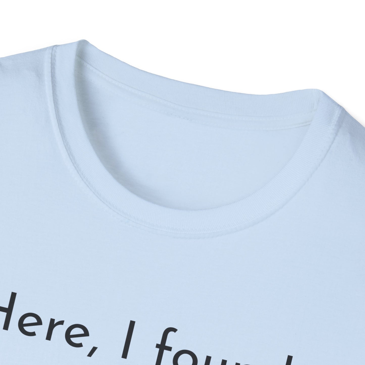 Attention Graphic Unisex Softstyle T-Shirt, Fun Gift, Casual Wear, Statement Tee, Everyday Fashion, Relaxed Fit