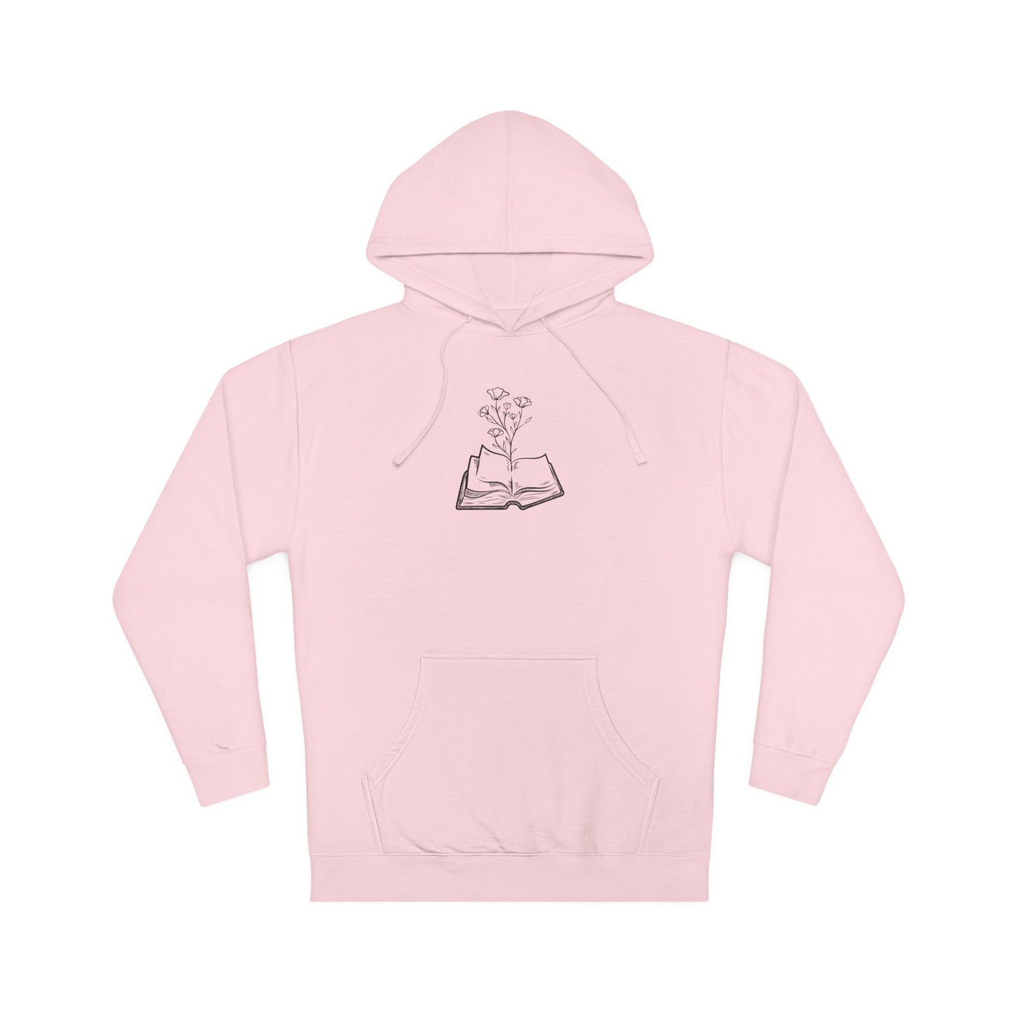 Cozy Book Lover's Hoodie - Perfect for Readers, Gift for Bookworms, Literary Sweatshirt, Casual Wear, Plant Enthusiast