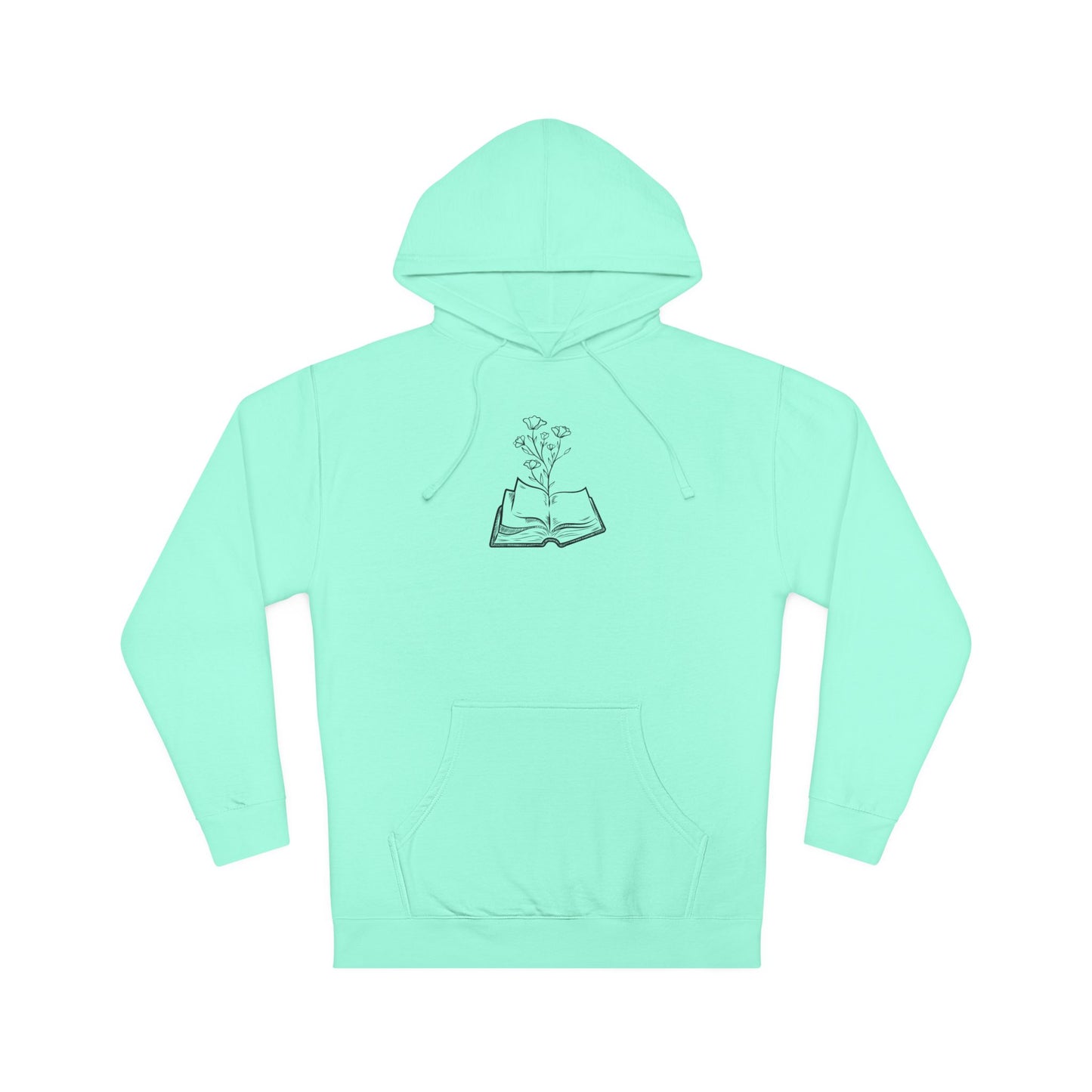 Cozy Book Lover's Hoodie - Perfect for Readers, Gift for Bookworms, Literary Sweatshirt, Casual Wear, Plant Enthusiast