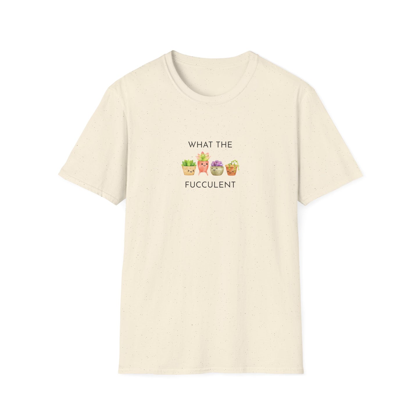 Funny Succulent T-Shirt, What the Fucculent Tee, Gift for Plant Lovers, Unisex Gardening Shirt, Casual Birthday Gift