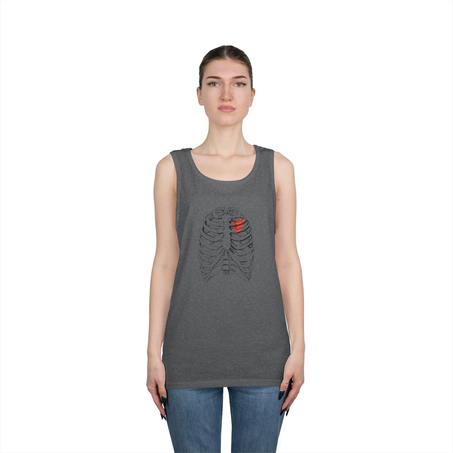 Anatomical Heart Tank Top, Unisex Cotton Tank, Perfect for Fitness or Casual Wear, Great Gift for Med Students, Summer Fashion, Heart [...]