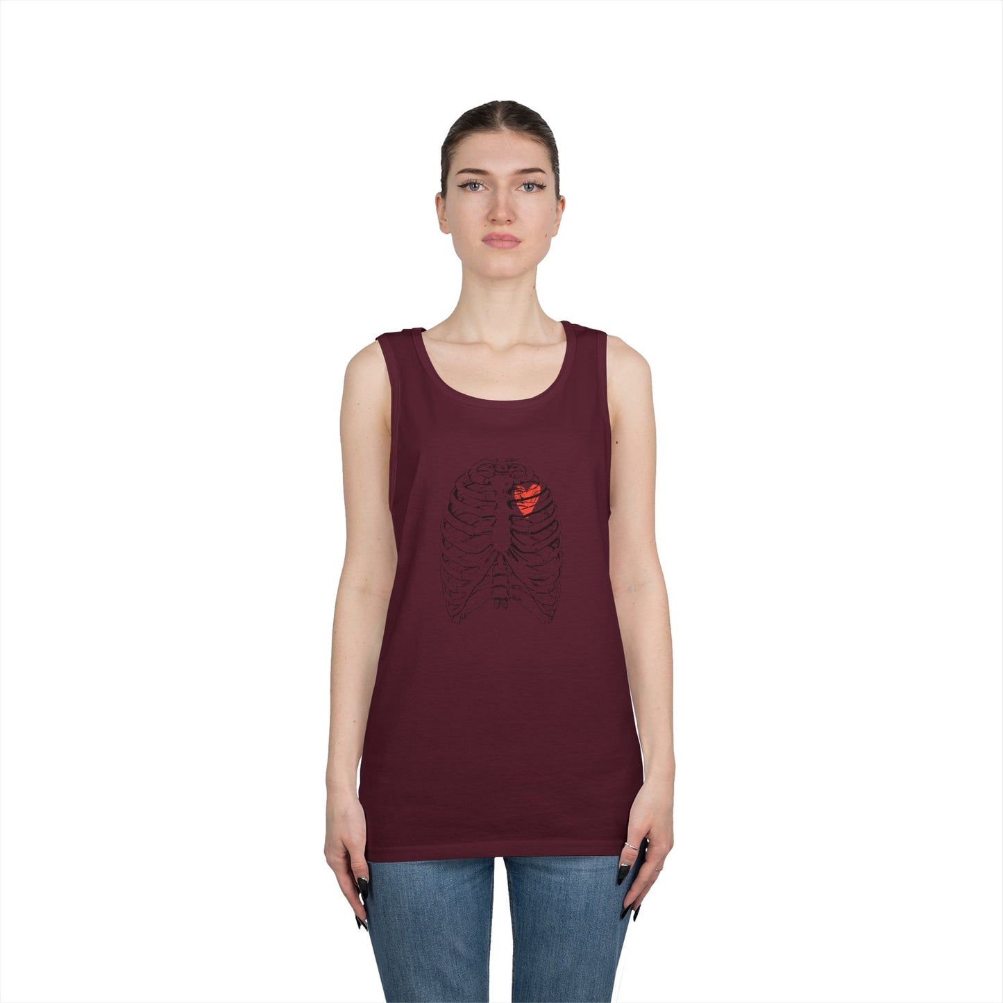 Anatomical Heart Tank Top, Unisex Cotton Tank, Perfect for Fitness or Casual Wear, Great Gift for Med Students, Summer Fashion, Heart [...]