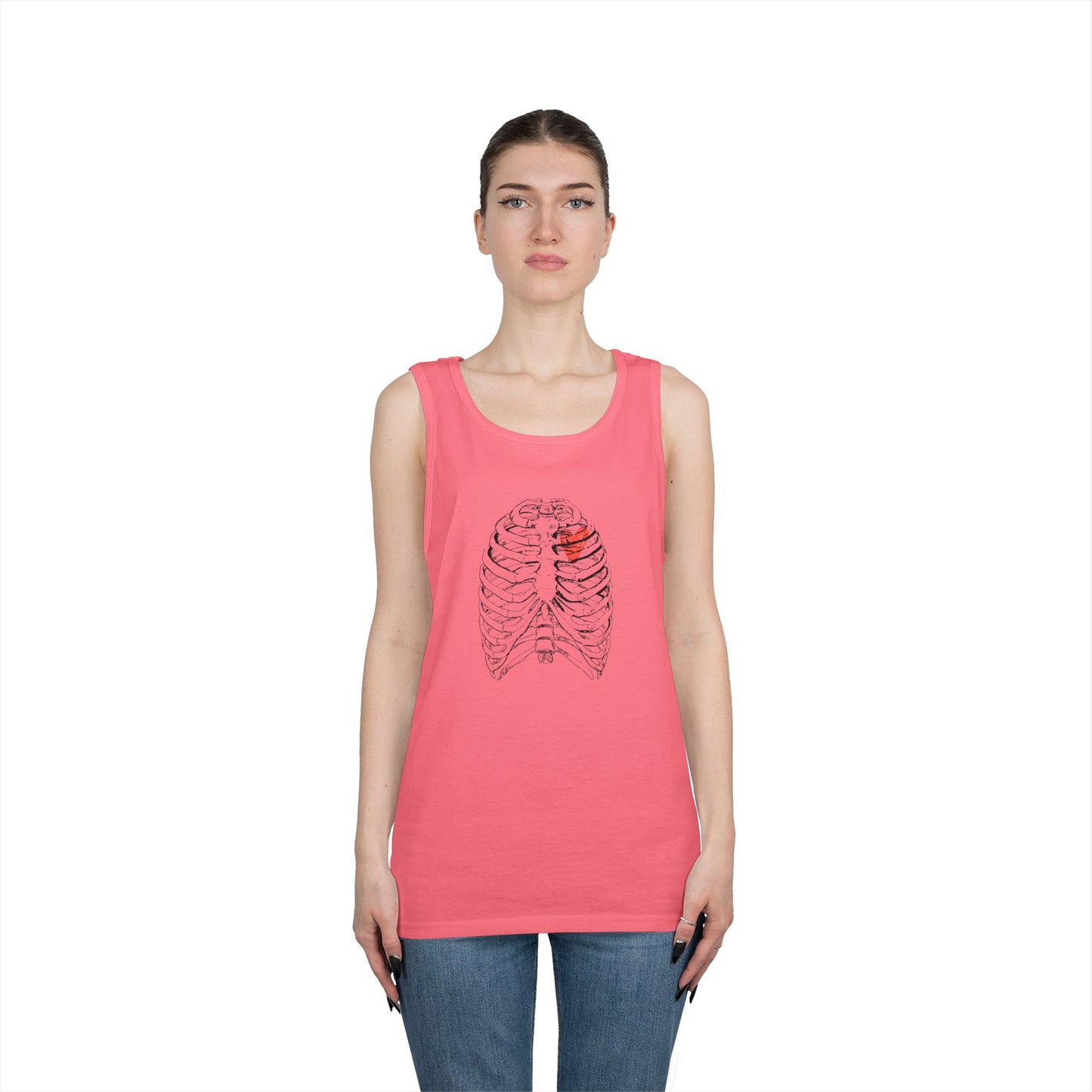 Anatomical Heart Tank Top, Unisex Cotton Tank, Perfect for Fitness or Casual Wear, Great Gift for Med Students, Summer Fashion, Heart [...]