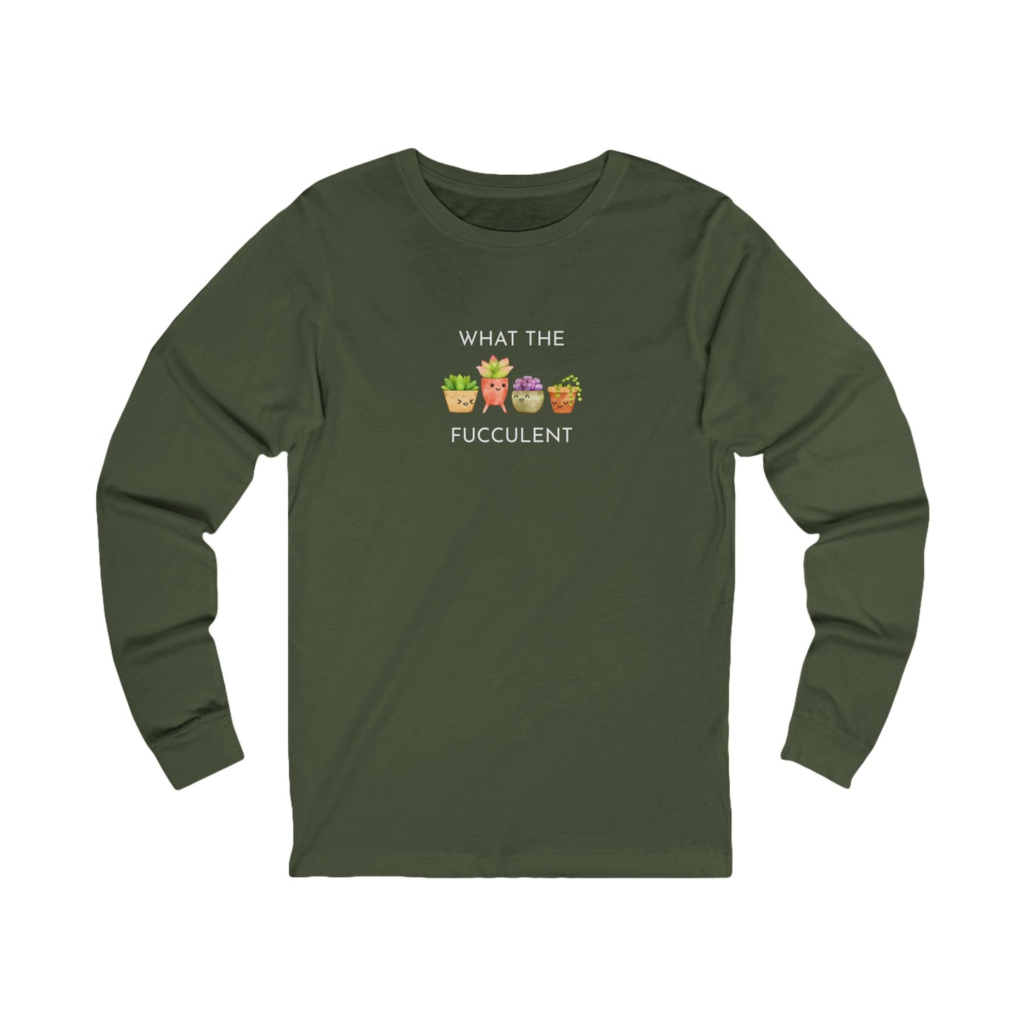 Funny Plant Lover Long Sleeve Tee, Funny T-Shirt, Gardening Gift, Humor Shirt, Unique Gift, Unisex Jersey Tee