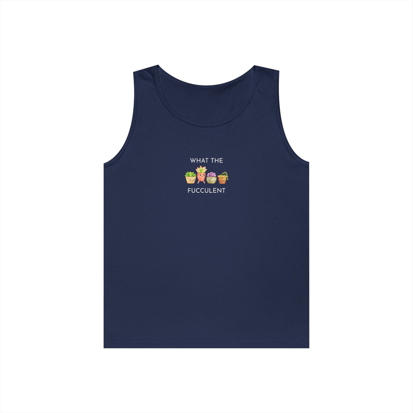 Humorous Unisex Cotton Tank Top - Fun Summer Apparel, Gift for Friends, Casual Wear, Funny Beach Shirt, Laugh-Out-Loud Tank Top