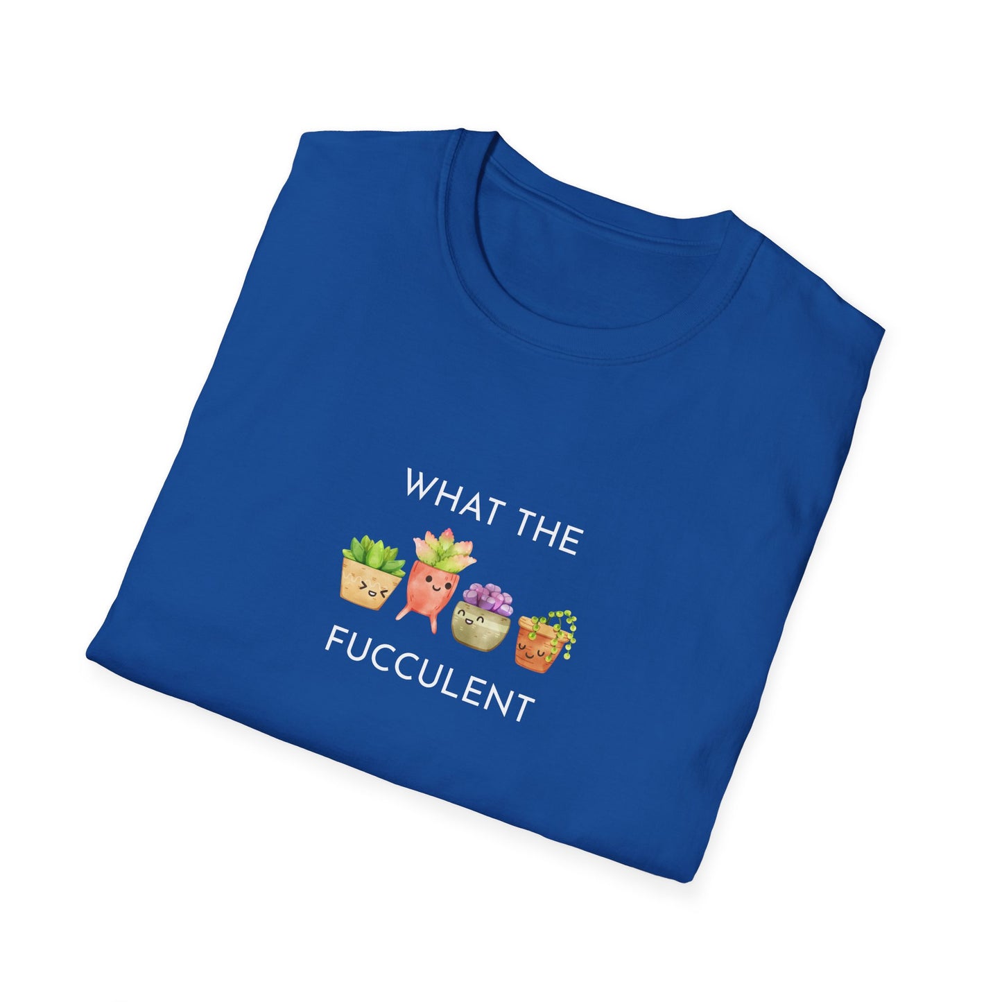 Funny Succulent T-Shirt, What the Fucculent Tee, Gift for Plant Lovers, Unisex Gardening Shirt, Casual Birthday Gift