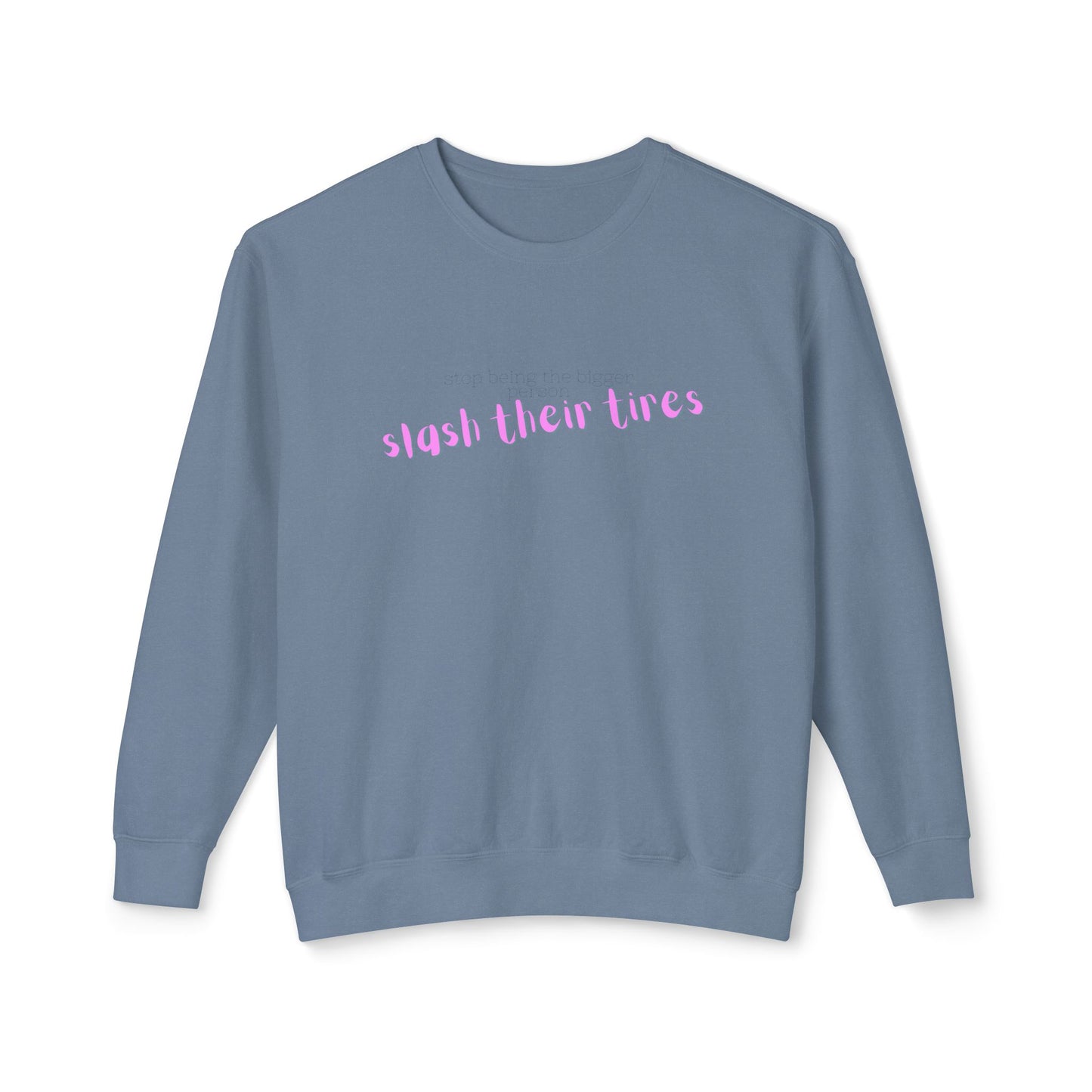 Trendy Unisex Crewneck Sweatshirt with Inspirational Quote