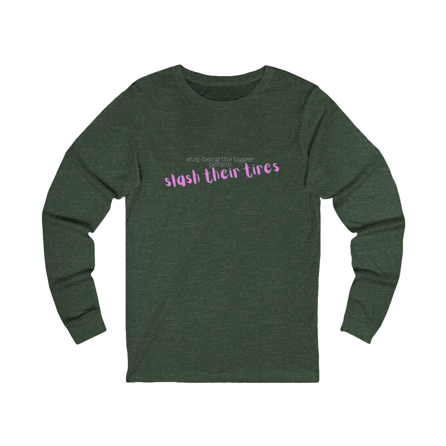 Trendy Long Sleeve Tee, Casual Long Sleeve Shirt, Statement Tee, Unisex Graphic Tee, Gift for Friends, Everyday Wear