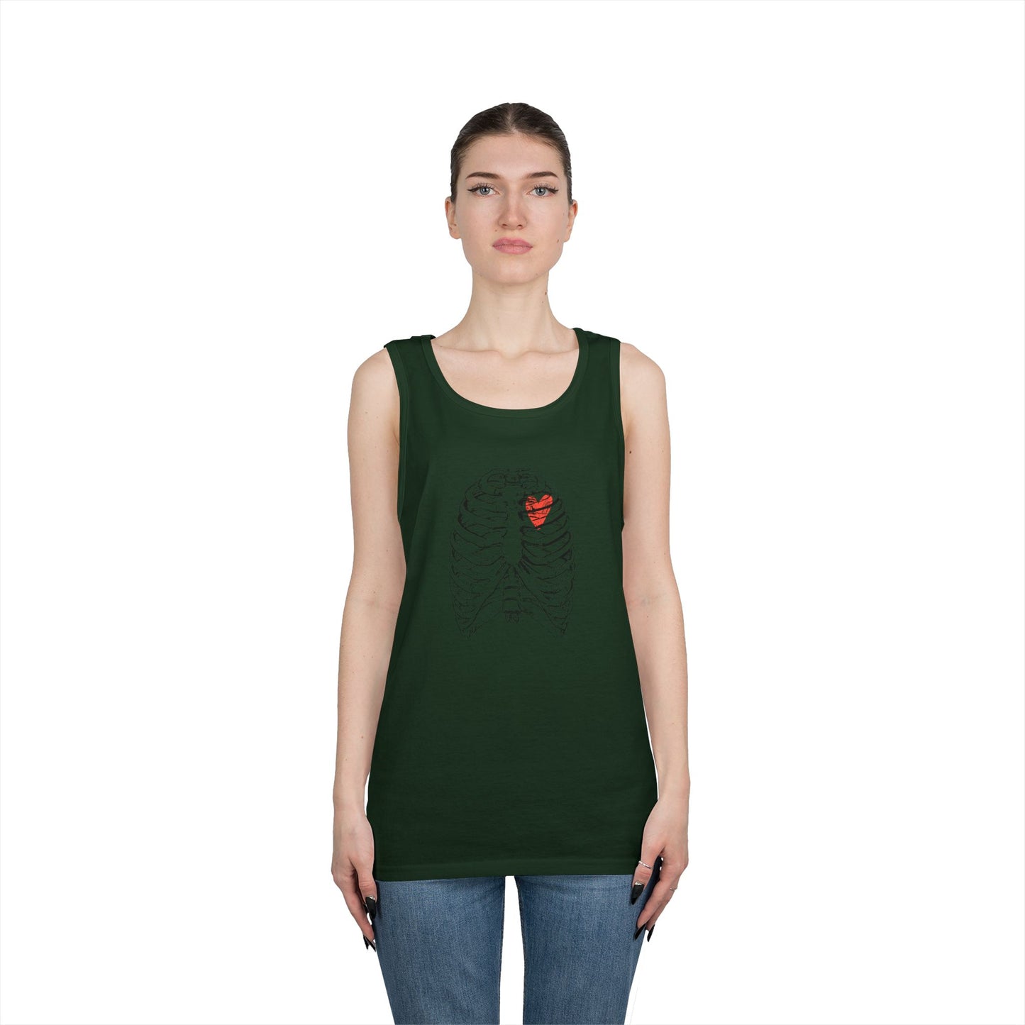 Anatomical Heart Tank Top, Unisex Cotton Tank, Perfect for Fitness or Casual Wear, Great Gift for Med Students, Summer Fashion, Heart [...]