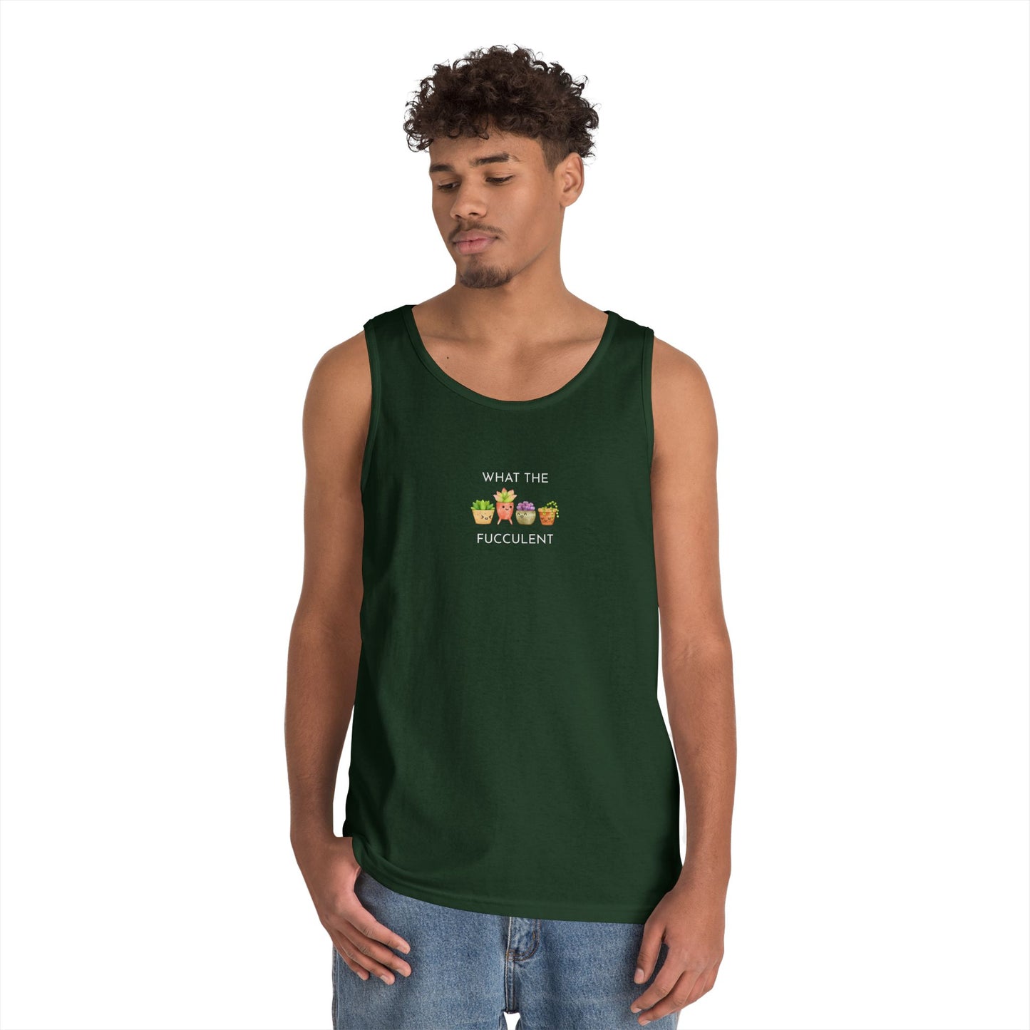 Humorous Unisex Cotton Tank Top - Fun Summer Apparel, Gift for Friends, Casual Wear, Funny Beach Shirt, Laugh-Out-Loud Tank Top